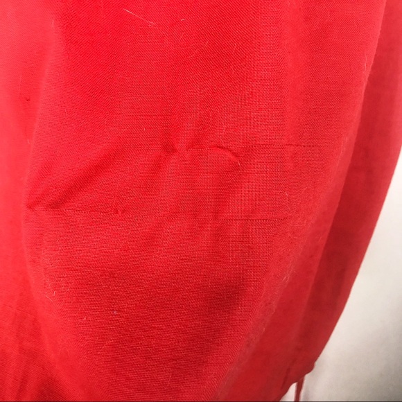 Vintage red smock top - Picture 6 of 8